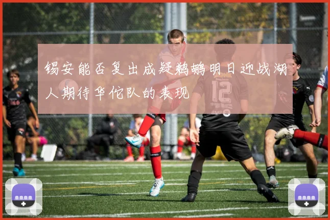 锡安能否复出成疑鹈鹕明日迎战湖人期待华佗队的表现
